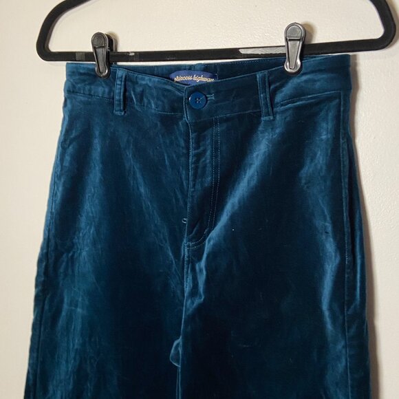 Princess Highway Teal Wide Leg Pants - Picture 4 of 4